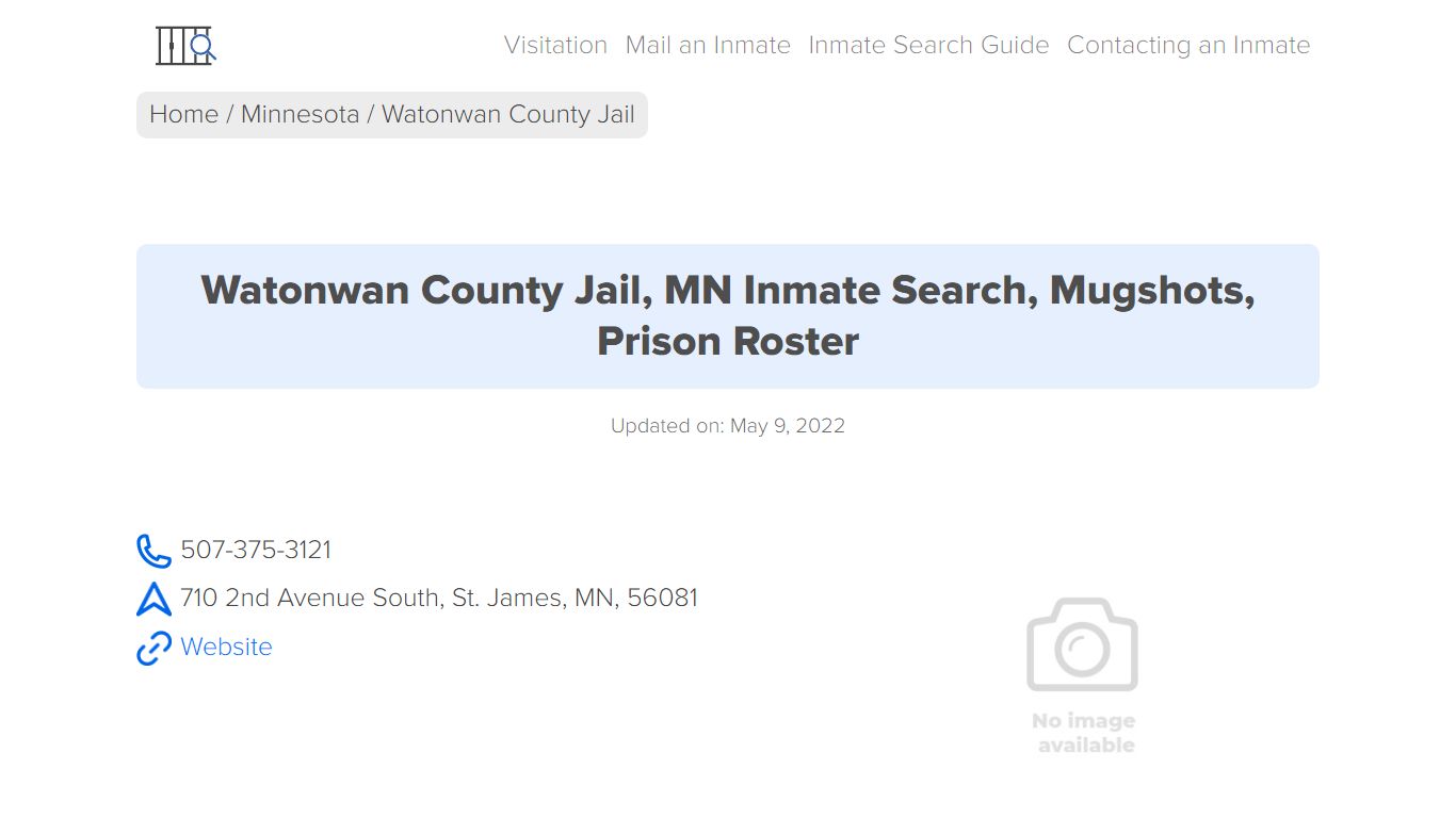 Watonwan County Jail, MN Inmate Search, Mugshots, Prison ...