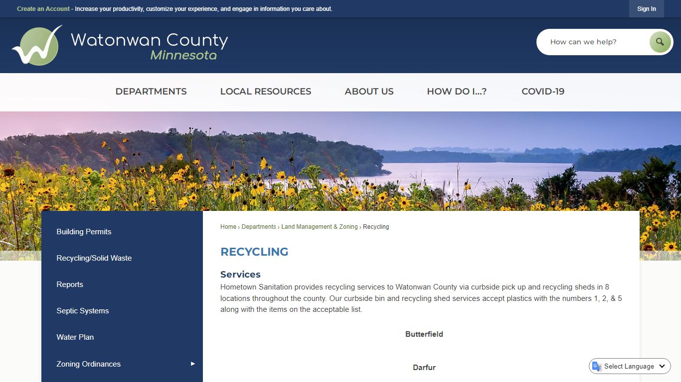 Recycling | Watonwan County, MN - Official Website